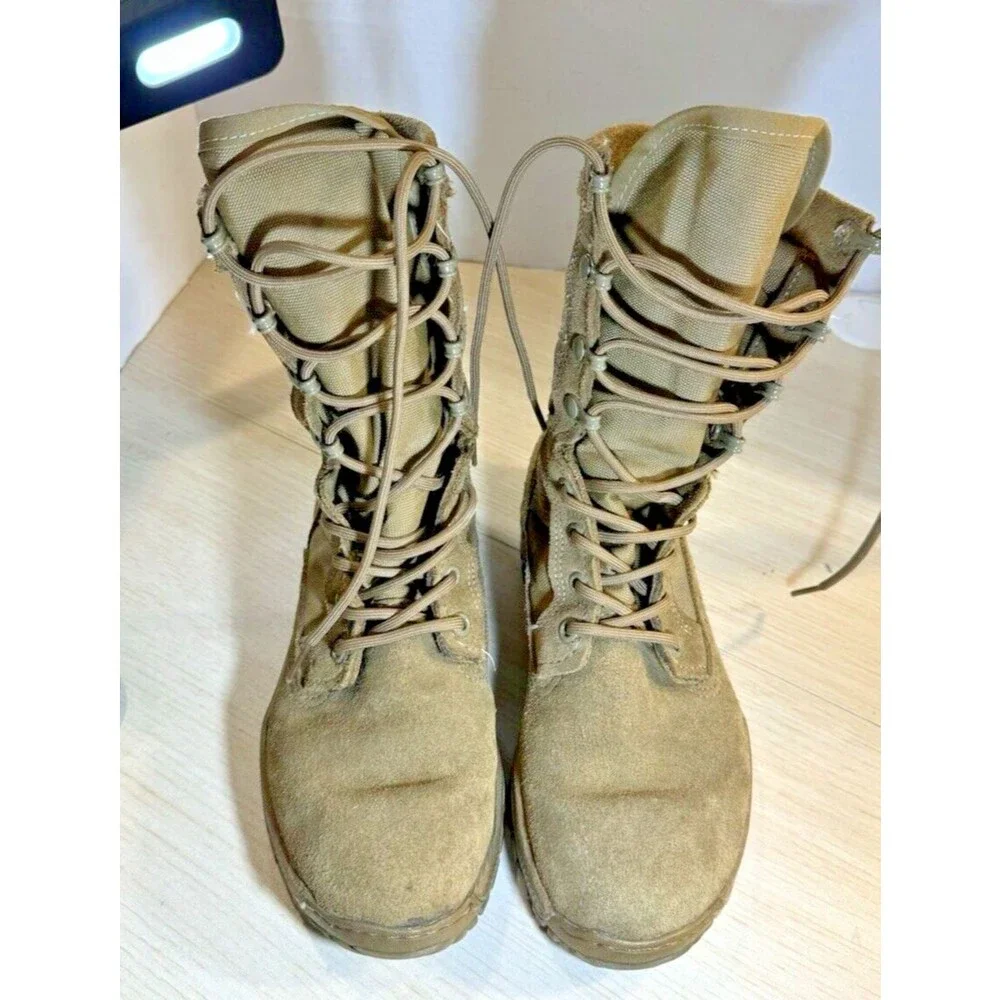 Mens Belleville Coyote Brown Flyweight C320 Boots Sz 5R Excellent Used Condition